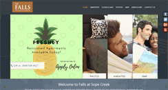 Desktop Screenshot of fallsatsopecreek.com